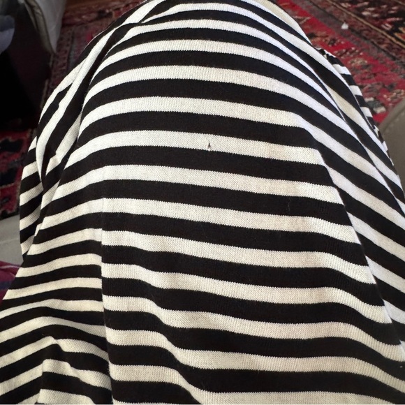 Talbots Woman White and Blue Striped Top Size 1X - Picture 7 of 7